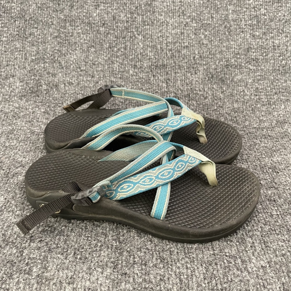 Chaco ZX/2 Classic Double Strap Sandals Womens Sz 7 Blue